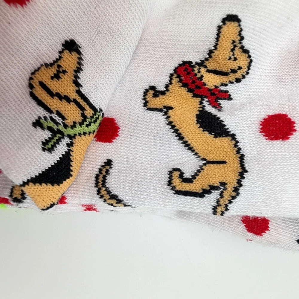 Women's‎ Dachshund Knee High Socks Novelty Dog Print Fun Gift Juncture 5–9 New